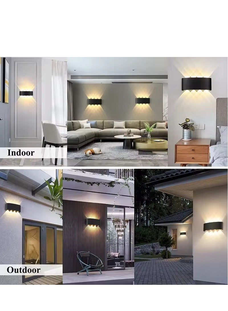 Firasa Modern RGB LED Wall Light 1500lm IP65 Waterproof Color Changing Wall Lamp for Outdoor Garden Party  Indoor Mood Lighting - Image 2